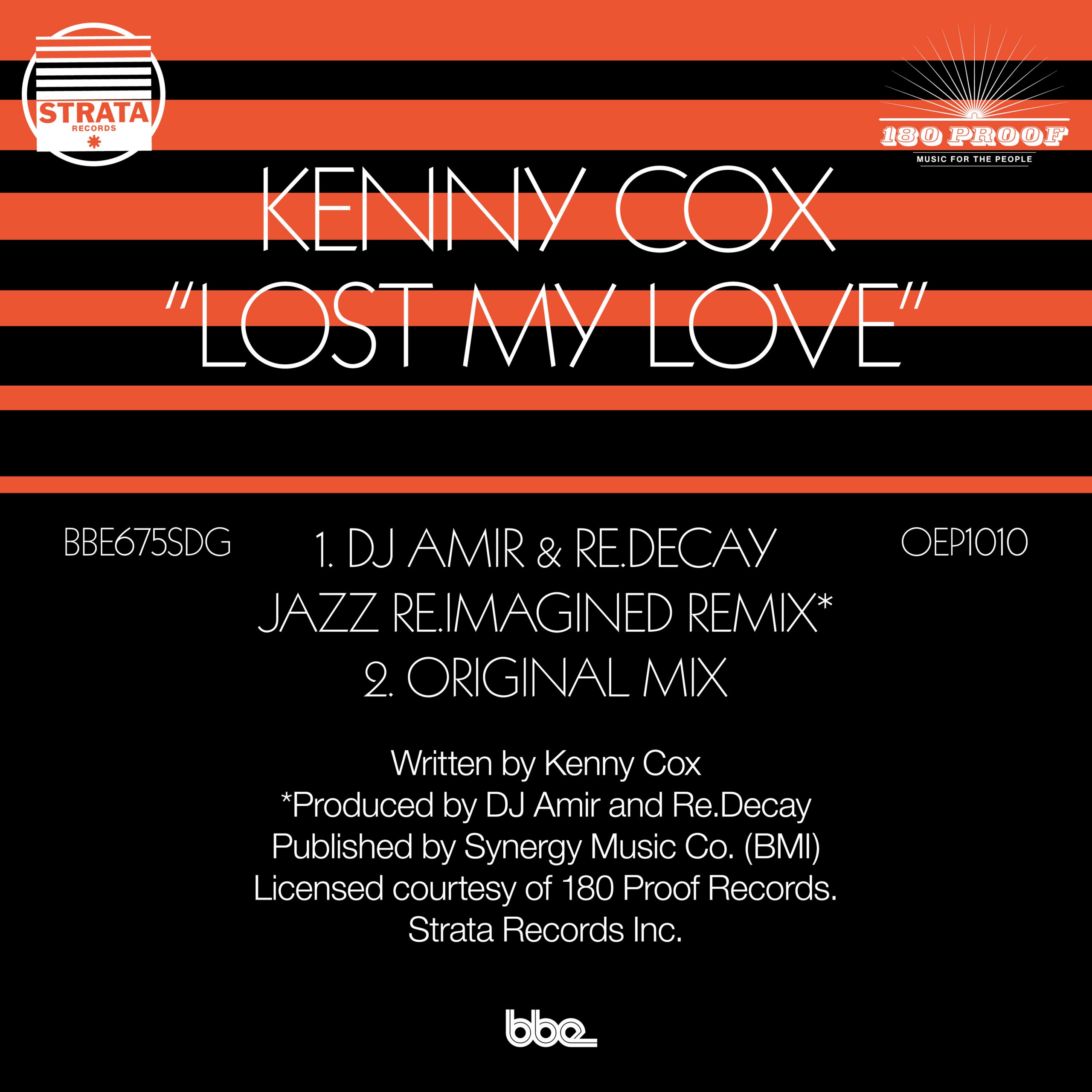Kenny Cox / Lost My Love Kenny Cox / Lost My Love